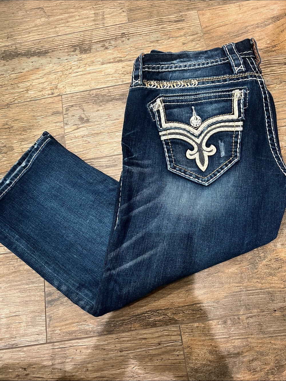 Rock Revival Women's Capri Jeans - Picture 2 of 7